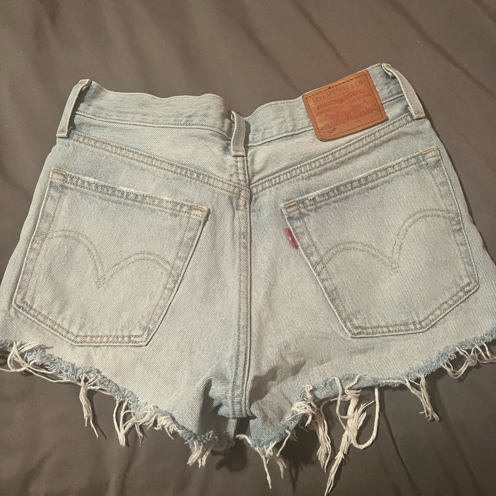 Levi’s 501 shorts. Fits like a zero.